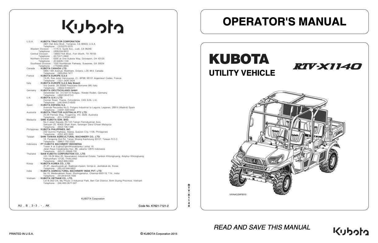 RTVX1140-Operator-manual
