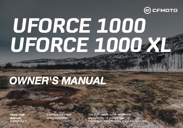 UForce-1000-Operators-Manual